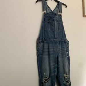 A&F size large Jean overalls